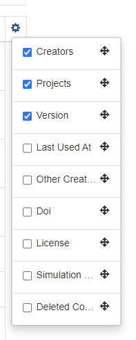 Table view configuration