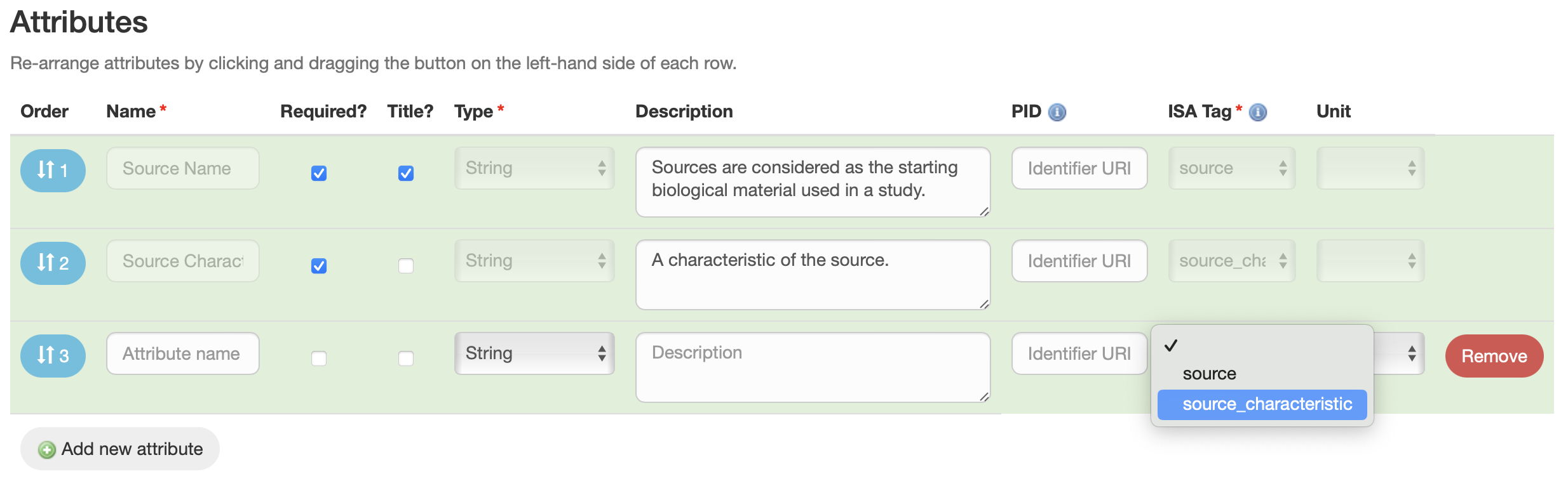 create isastudy source 3