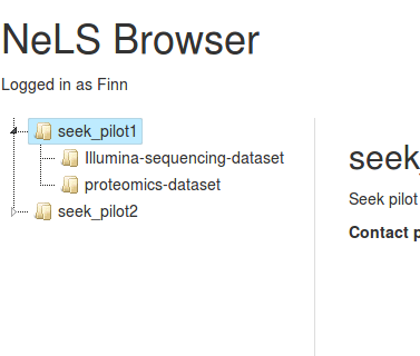 NeLS browser