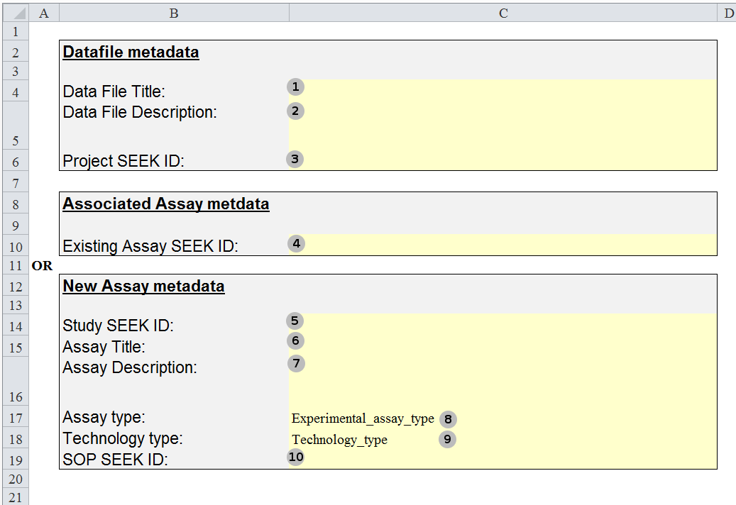 metadata fields